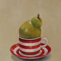 Pear in a Tea Cup