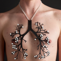 Fearfully & Wonderfully Made Ps139 -Lung Necklace