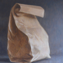 portrait of a paper bag